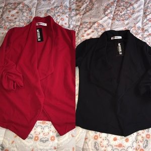 Two Open Front Jackets